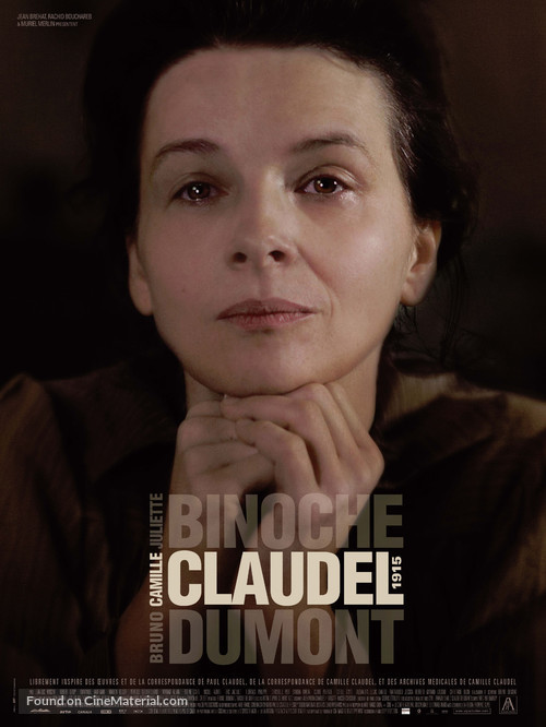 Camille Claudel, 1915 - French Movie Poster