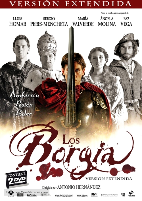 Los Borgia - Spanish DVD movie cover
