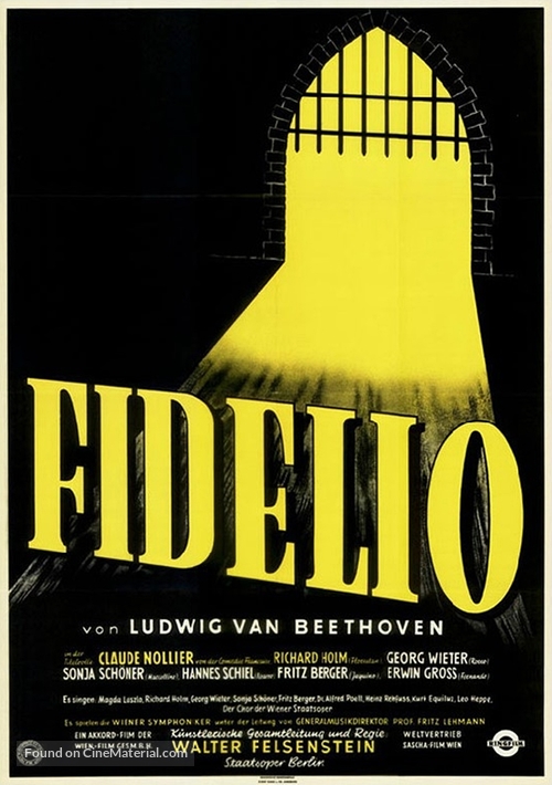 Fidelio - German Movie Poster