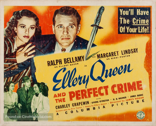 Ellery Queen and the Perfect Crime - Movie Poster
