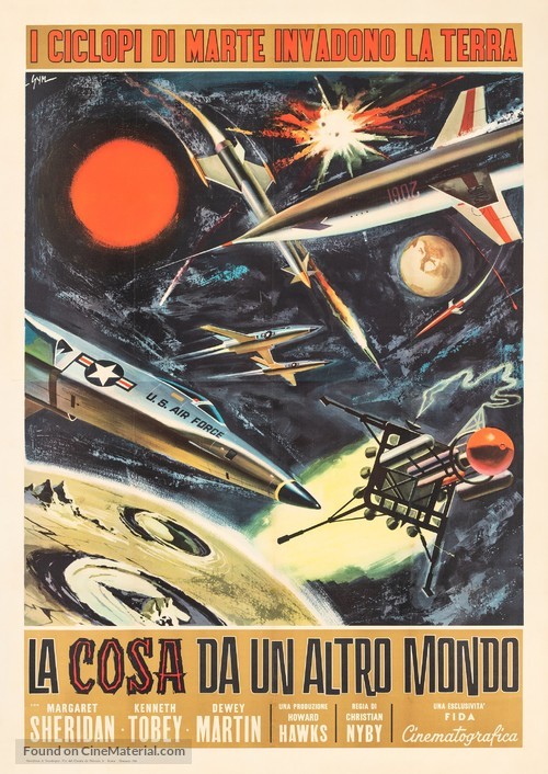 The Thing From Another World - Italian Re-release movie poster