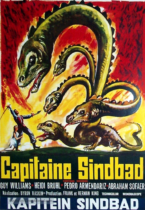 Captain Sindbad - Belgian Movie Poster
