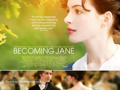 Becoming Jane - British Movie Poster