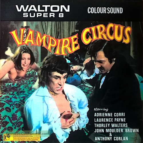 Vampire Circus - British Movie Cover