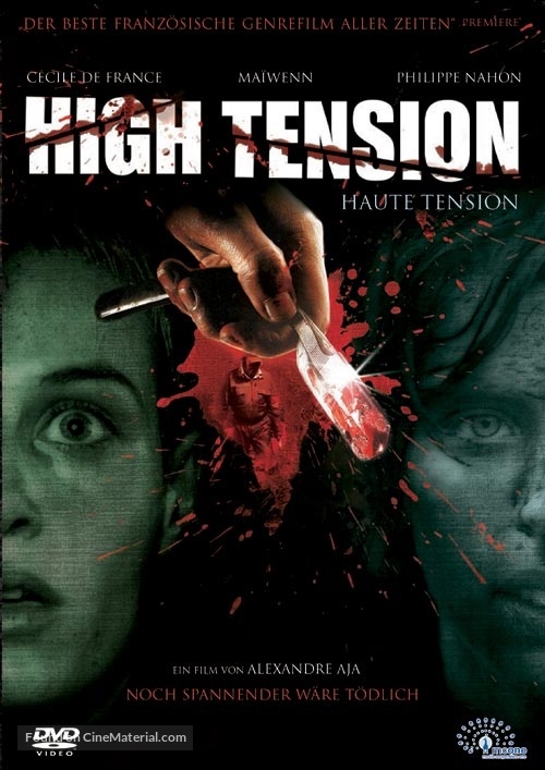 Haute tension - Swiss DVD movie cover