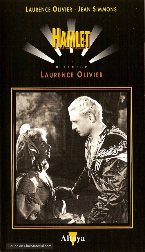 Hamlet - Spanish VHS movie cover