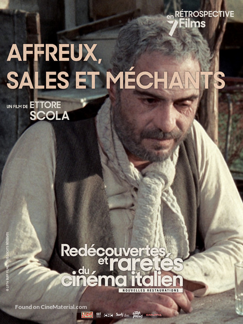 Brutti sporchi e cattivi - French Re-release movie poster