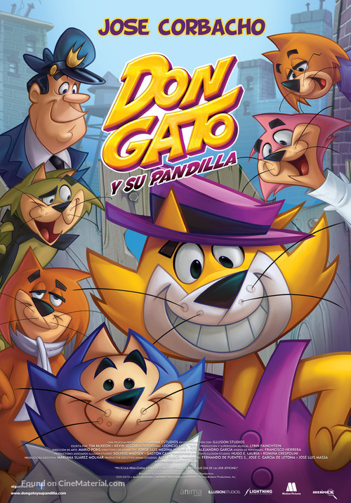 Don gato y su pandilla - Spanish Movie Poster