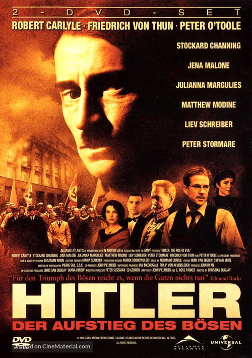 Hitler: The Rise of Evil - German DVD movie cover