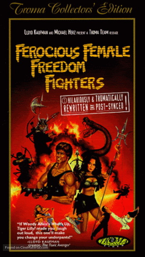 Ferocious Female Freedom Fighters - VHS movie cover