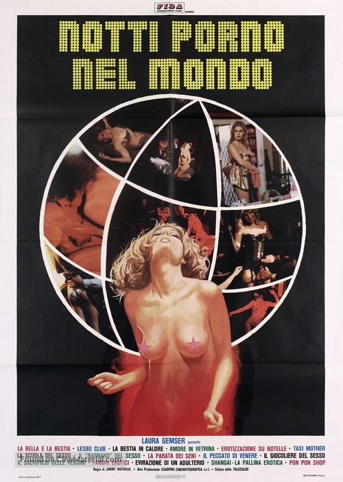 Le notti porno nel mondo - Italian Movie Poster