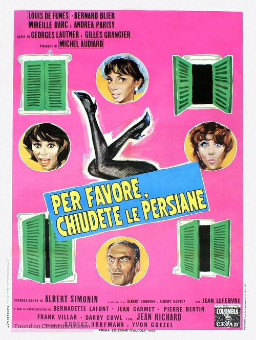 Les bons vivants - Italian Movie Poster