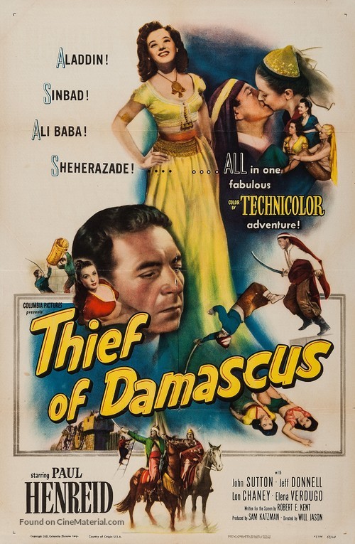 Thief of Damascus - Movie Poster