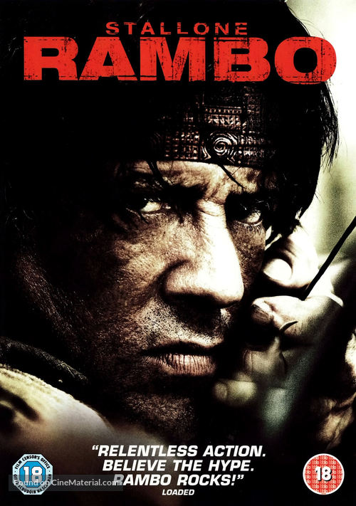 Rambo - British DVD movie cover