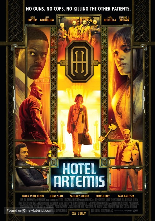 Hotel Artemis - Belgian Movie Poster