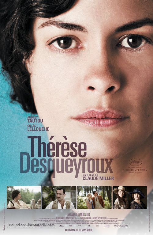 Th&eacute;r&egrave;se Desqueyroux - Canadian Movie Poster