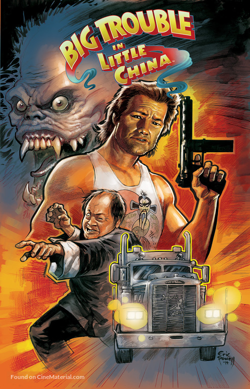 Big Trouble In Little China - VHS movie cover