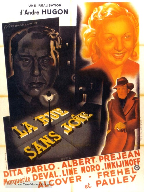 La rue sans joie - French Movie Poster