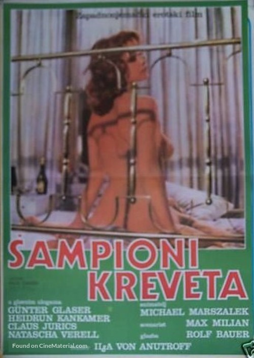 Das s&uuml;ndige Bett - Yugoslav Movie Poster