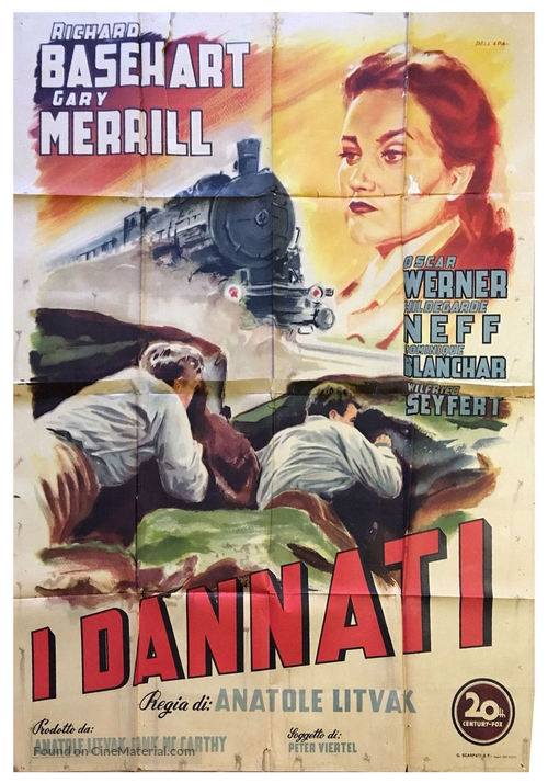 Decision Before Dawn - Italian Movie Poster