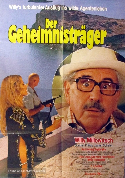 Der Geheimnistr&auml;ger - German Movie Poster
