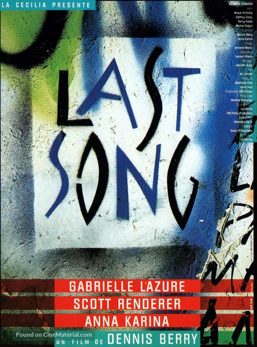 Last Song - French Movie Poster