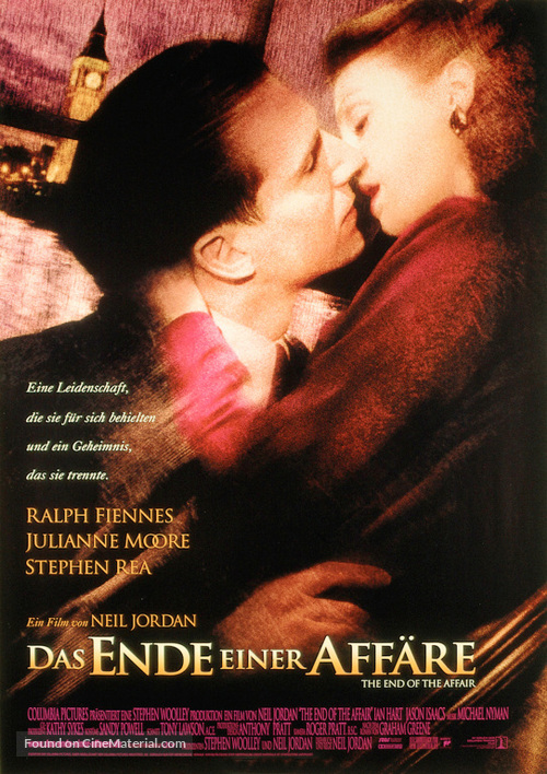 The End of the Affair - German Movie Poster