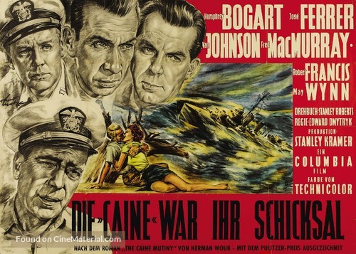 The Caine Mutiny - German Movie Poster