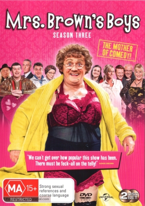 &quot;Mrs. Brown&#039;s Boys&quot; - Australian DVD movie cover