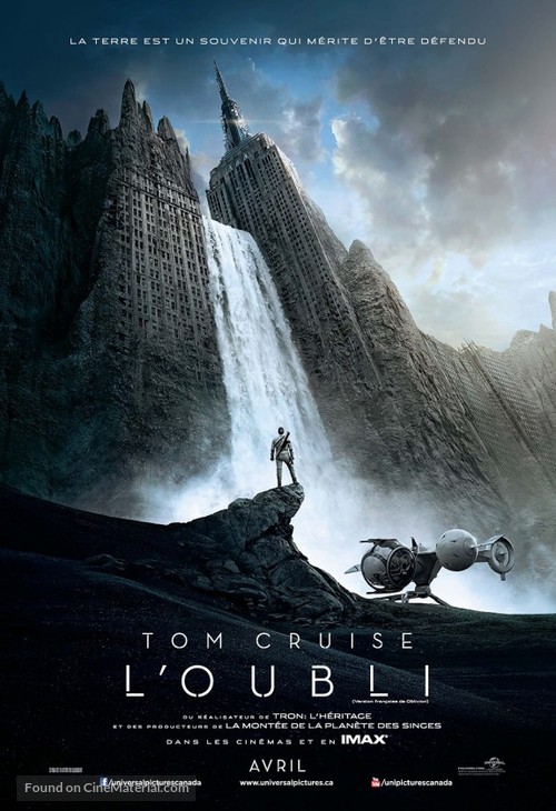 Oblivion - Canadian Movie Poster