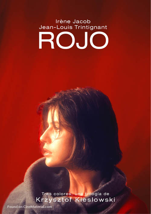 Trois couleurs: Rouge - Spanish Movie Poster