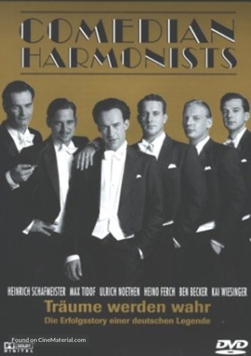 Comedian Harmonists - German DVD movie cover