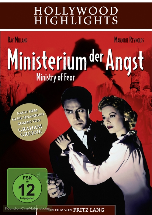 Ministry of Fear - German DVD movie cover