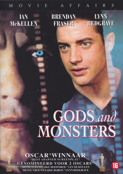 Gods and Monsters - Belgian DVD movie cover