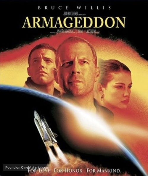 Armageddon - Blu-Ray movie cover