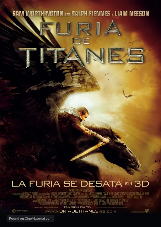 Clash of the Titans - Spanish Movie Poster