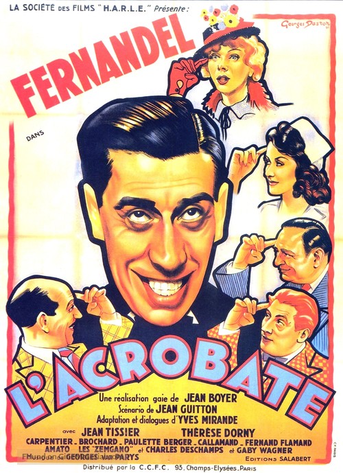 L&#039;acrobate - French Movie Poster