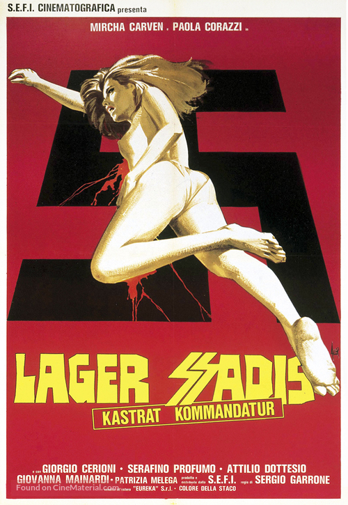 Lager SSadis Kastrat Kommandantur - Italian Movie Poster