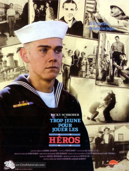 Too Young the Hero - French Movie Cover
