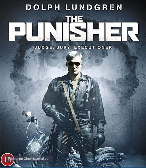 The Punisher - Danish Blu-Ray movie cover