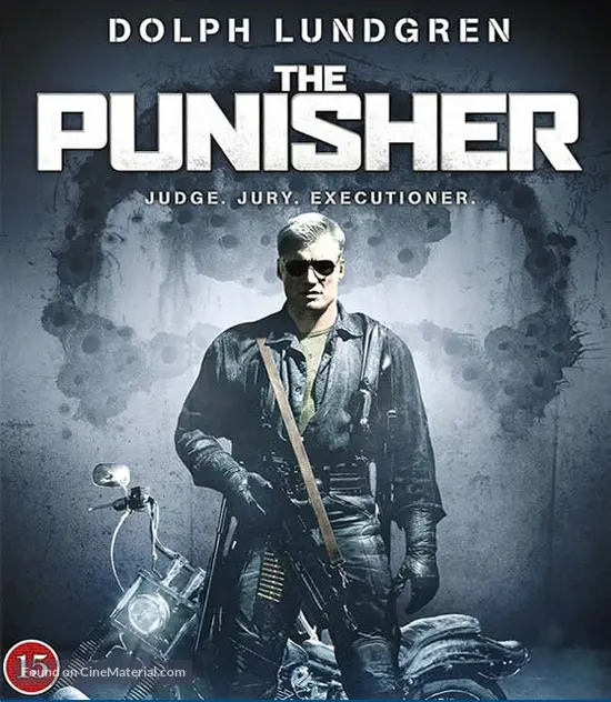 The Punisher - Danish Blu-Ray movie cover