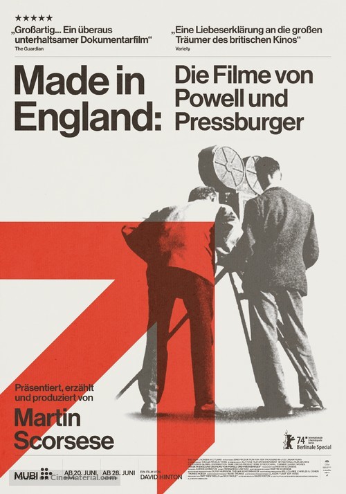 Made in England: The Films of Powell and Pressburger - German Movie Poster