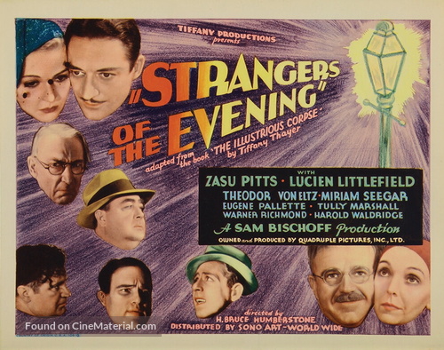 Strangers of the Evening - Movie Poster