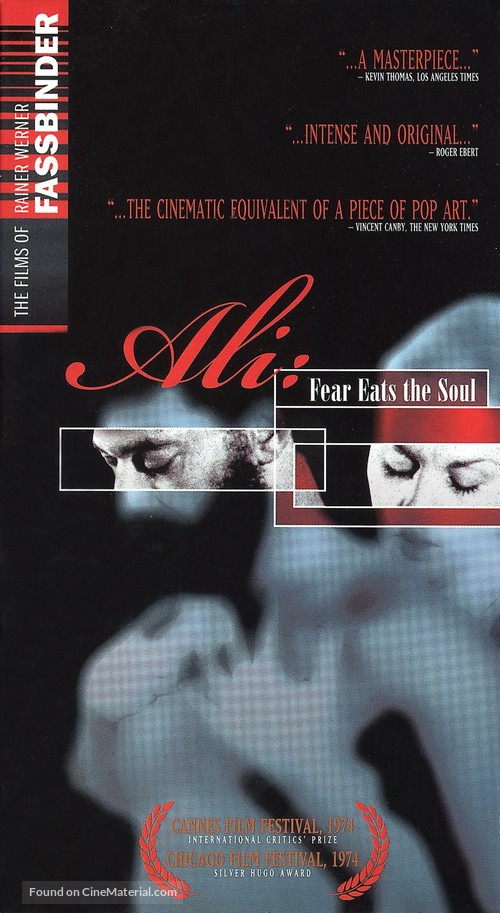 Angst essen Seele auf - VHS movie cover