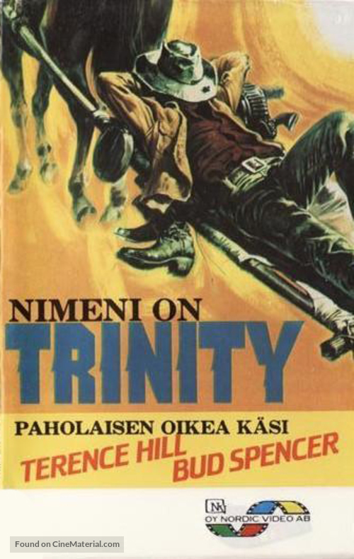 Lo chiamavano Trinit&agrave; - Finnish VHS movie cover