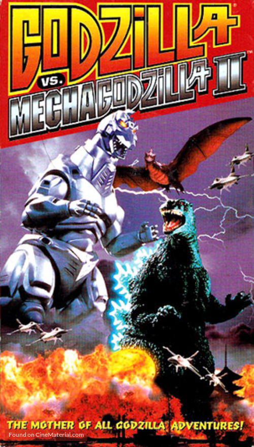 Gojira VS Mekagojira - VHS movie cover