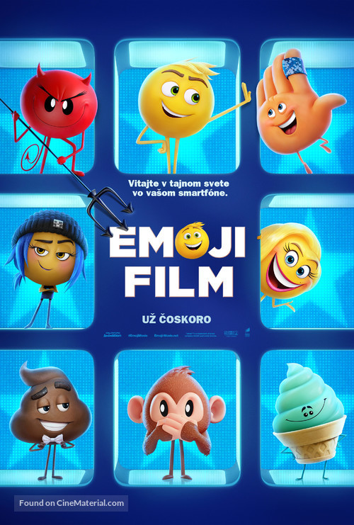 The Emoji Movie - Slovak Movie Poster