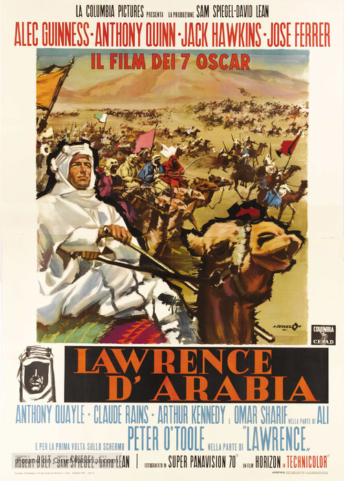Lawrence of Arabia - Italian Movie Poster