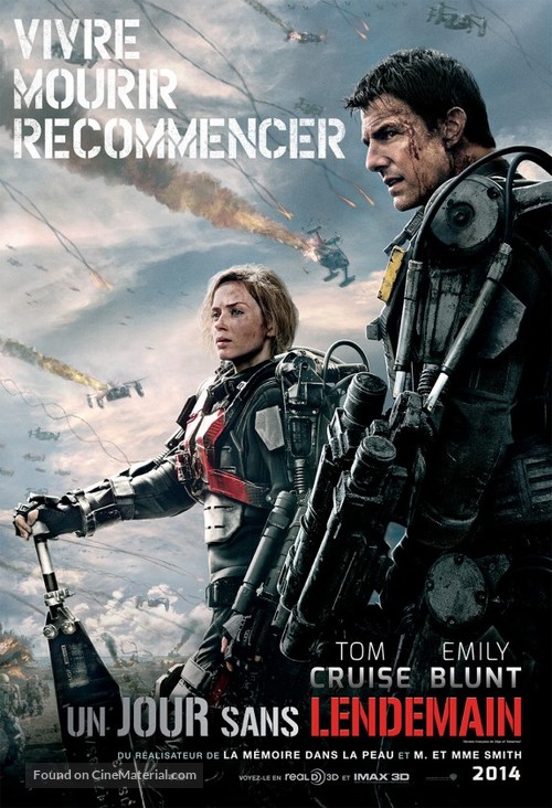 Edge of Tomorrow - Canadian Movie Poster