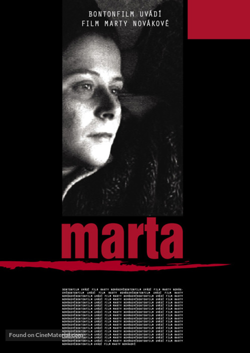 Marta - Czech poster